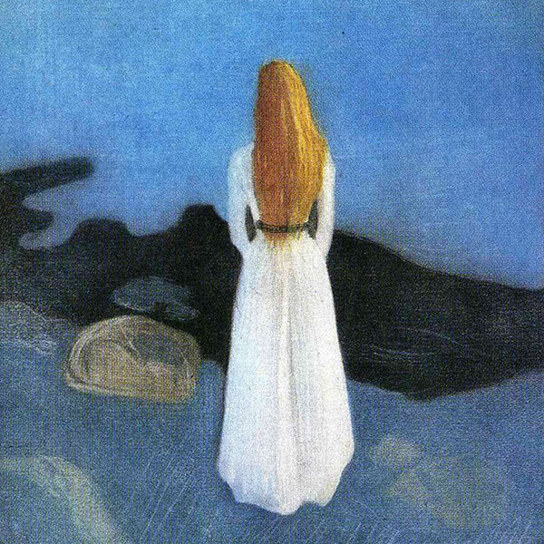 Эдвард Мунк. Девушка на берегу. Источник - artchive.ru