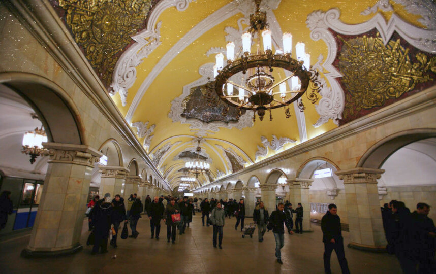 метро, люди,москва