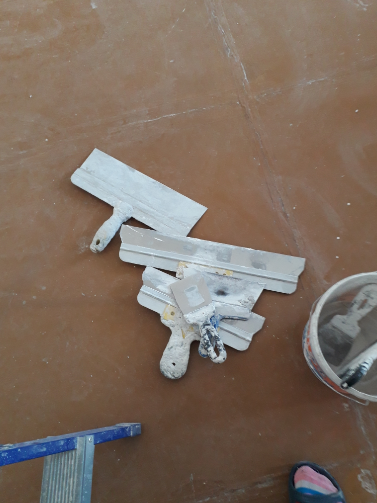 Мои шпателя ля работы.