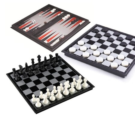 Магнитный шахматный набор 3 в 1