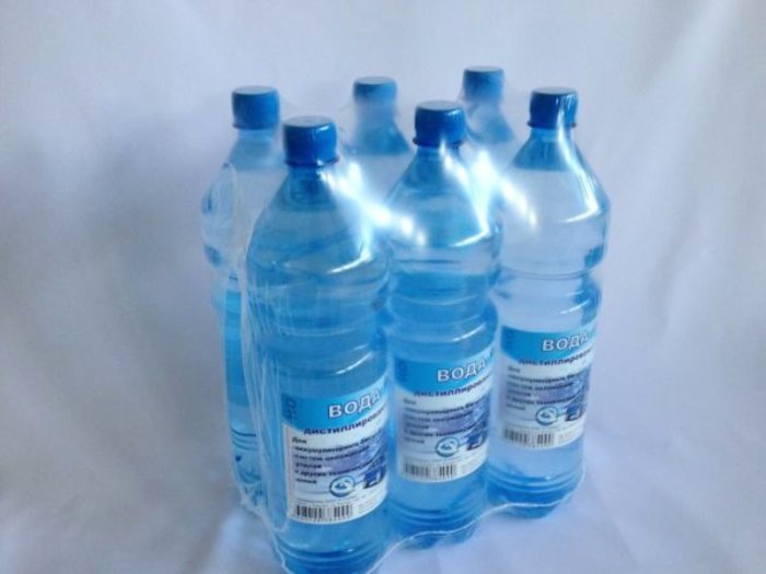 Используется вода. 