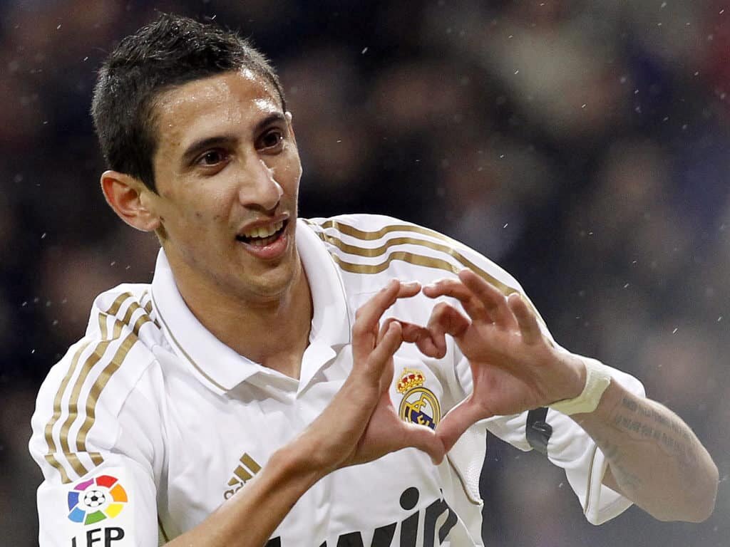 Ди Мария выступал за «Реал» в период с 2010 по 2014 года