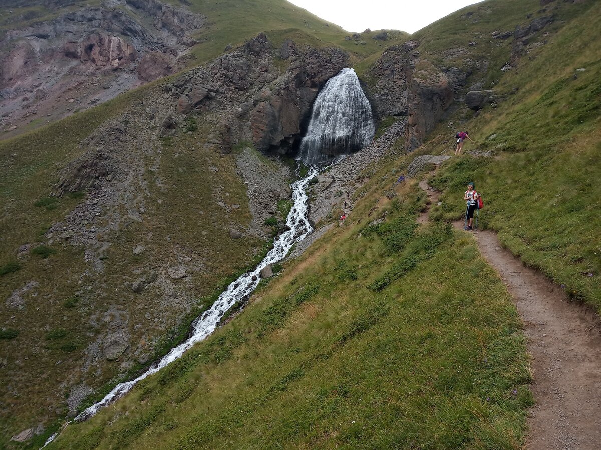 Терскольский водопад