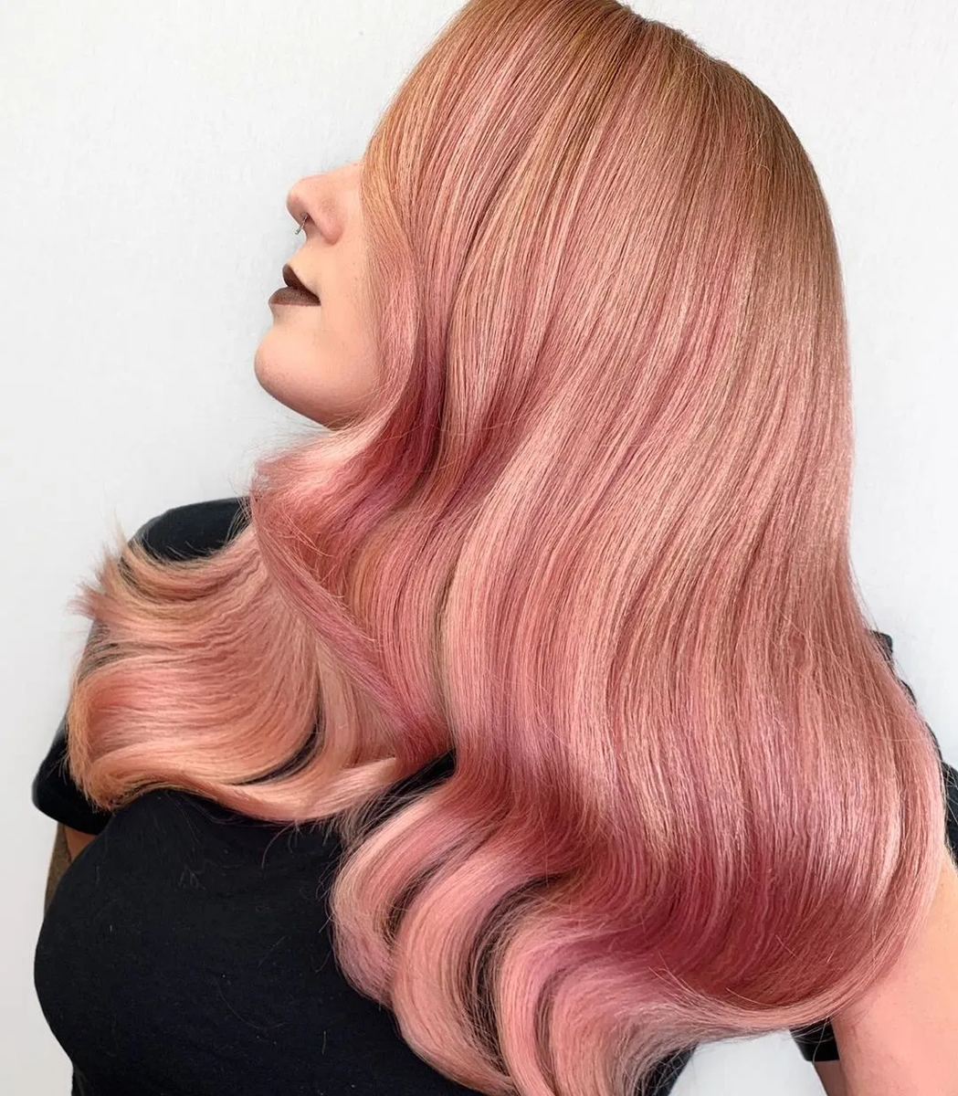 ROSE GOLD HAIR: Окрашивание, которое молодит | Сам Себе Парикмахер | Дзен