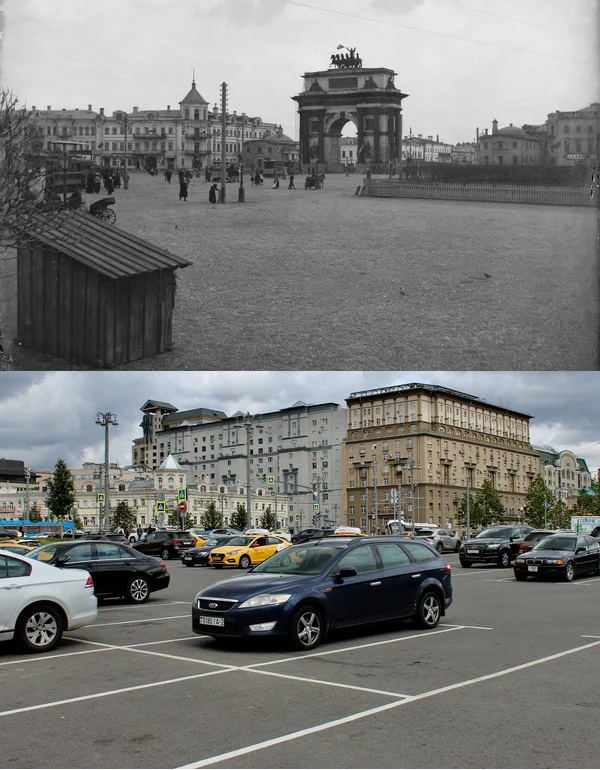 Москва 100 лет тому назад