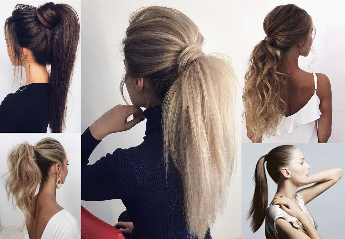 Прическа «хвост»