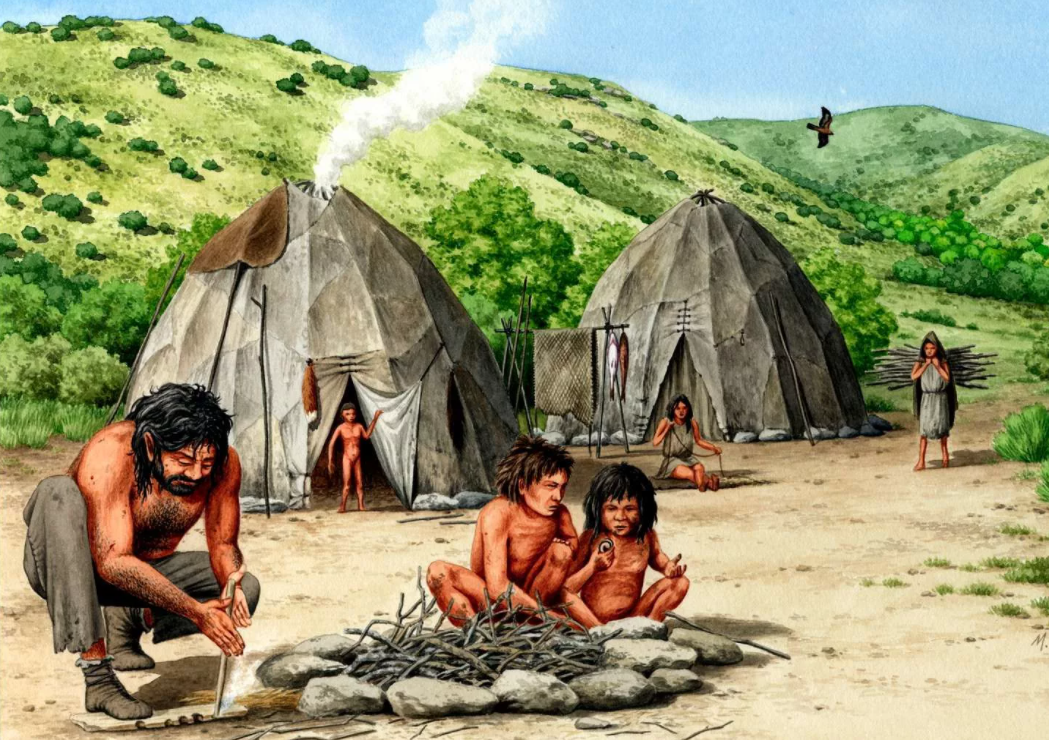 Добывание огня трением дерева о дерево