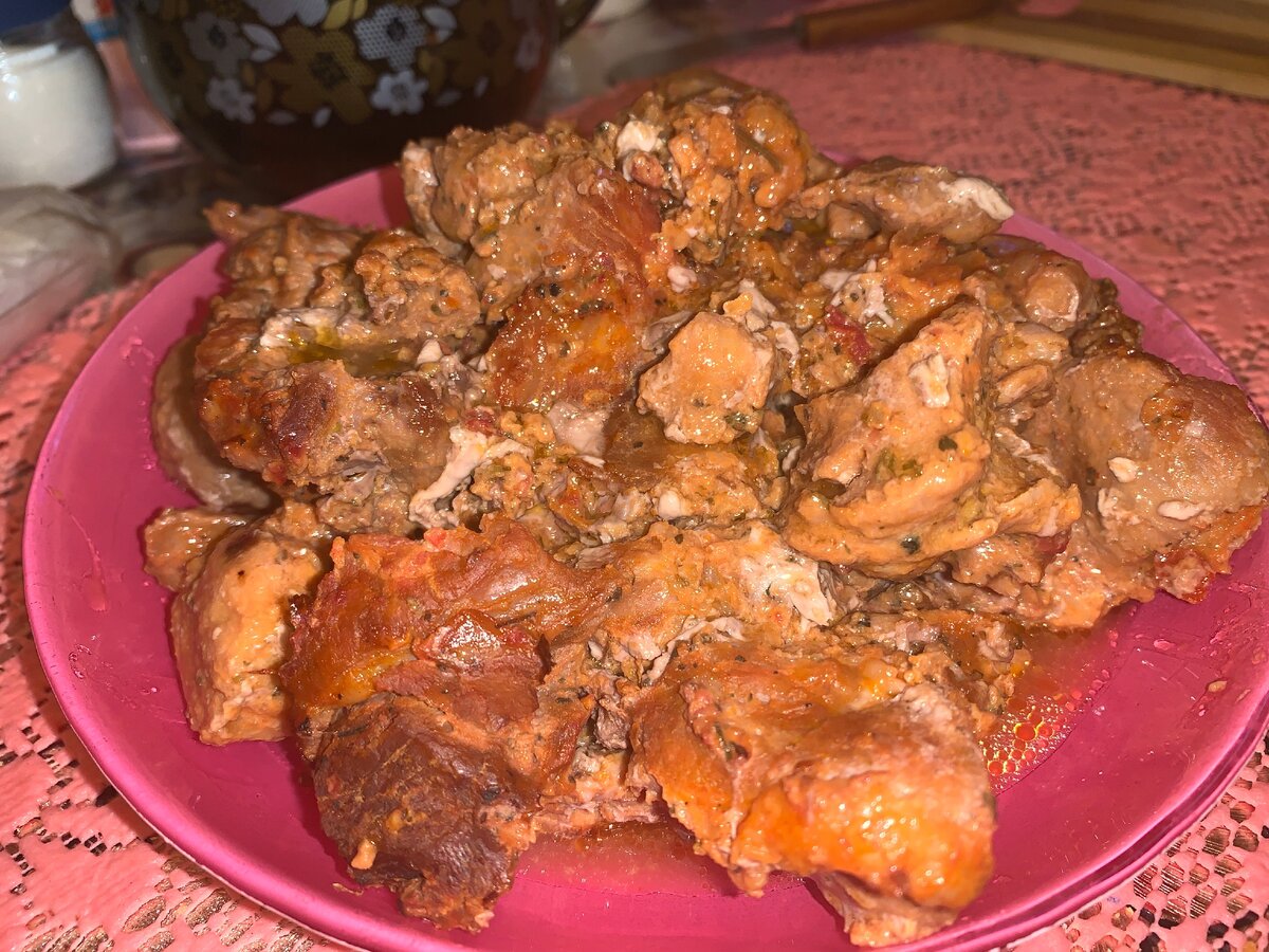 Мясо красивое и вкусное
