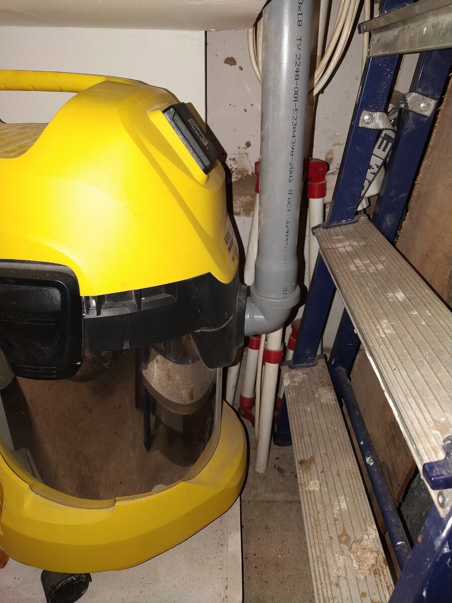 Подключение пылесоса