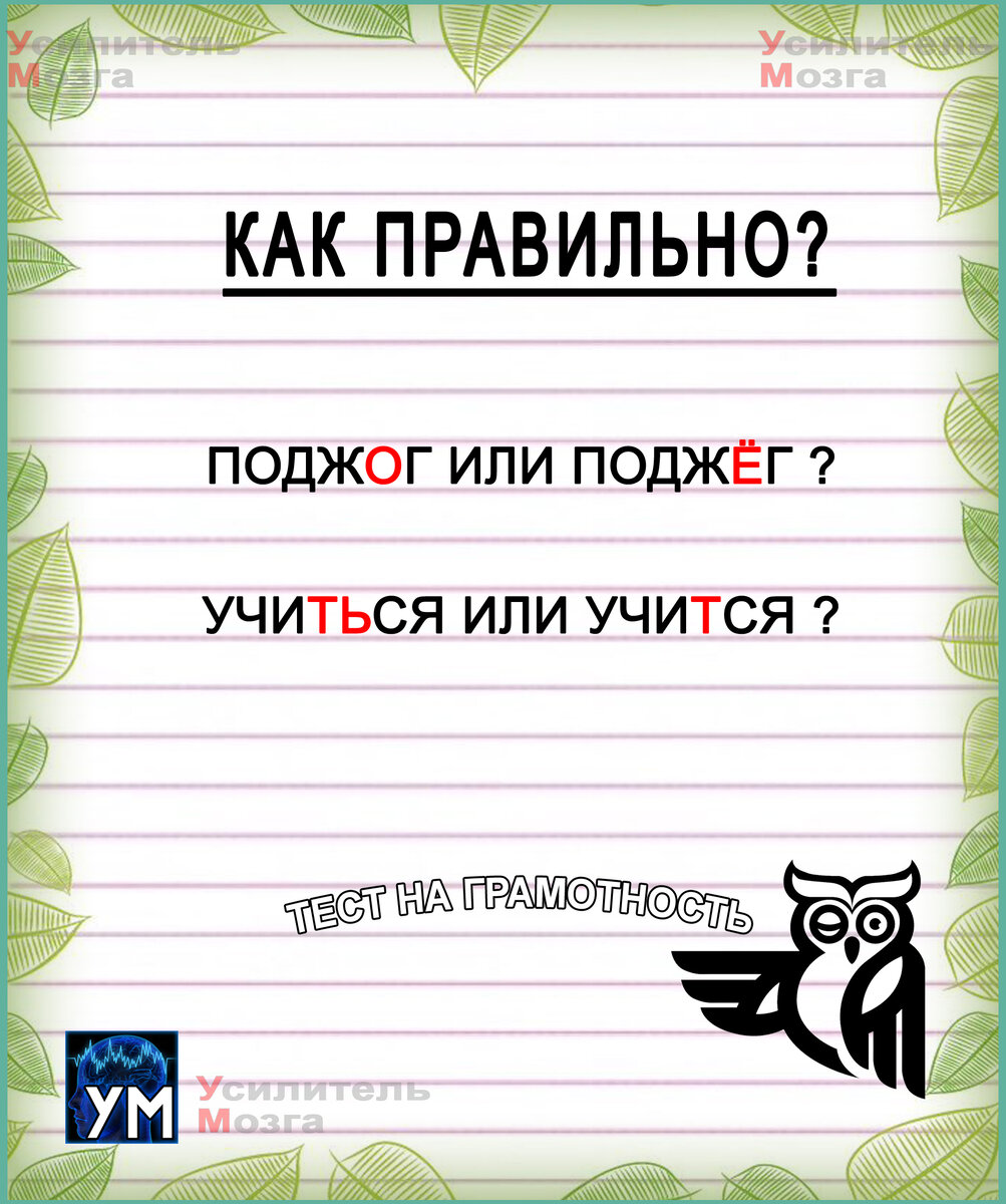 <b>Тест</b> <b>на</b> <b>грамотность</b>.