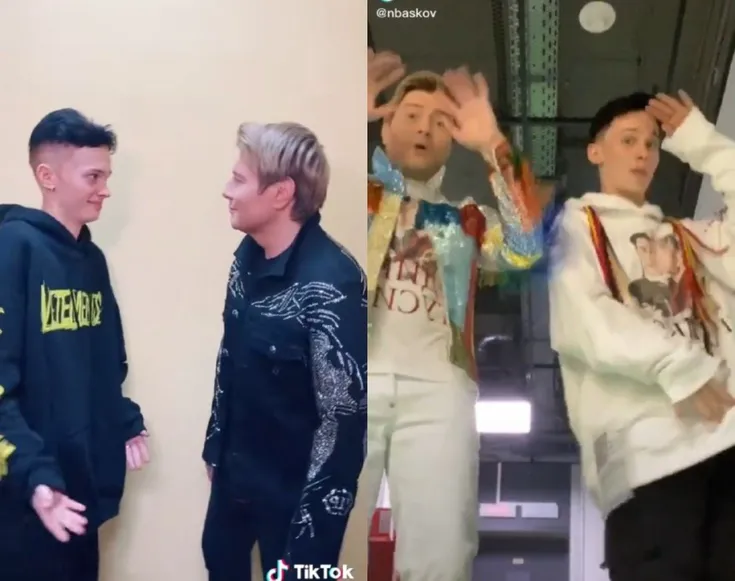 Николай Басков, Даня Милохин. Коллаж: www.tiktok.com