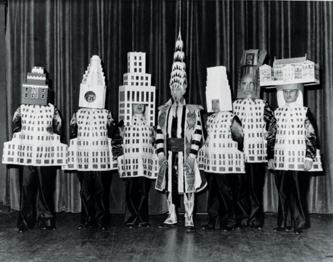 The Beaux-Arts Ball, конкурс архитектурных костюмов, 1931.  Архив  Института Ван Алена, Бруклин, Нью-Йорк, США. Официальный сайт - www.vanalen.org
