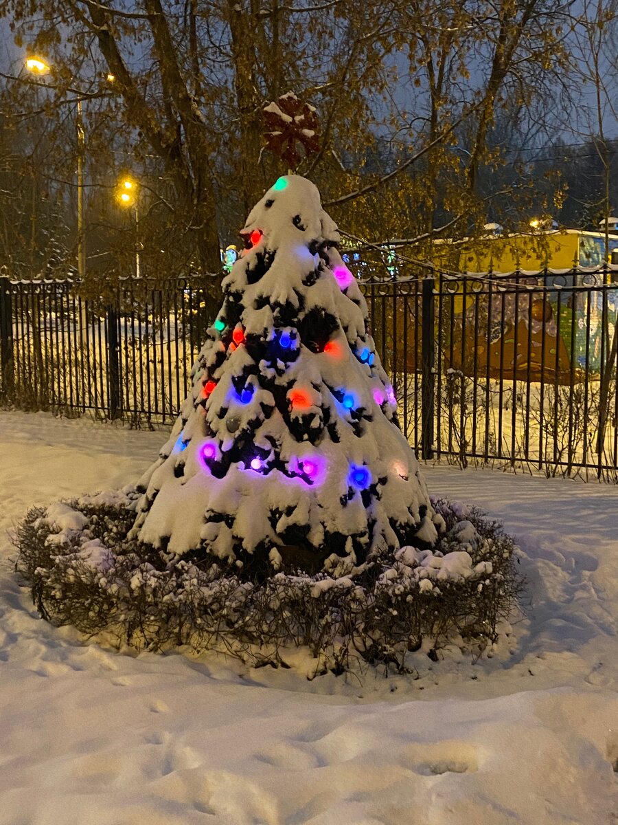 Новогодние украшения улиц. 