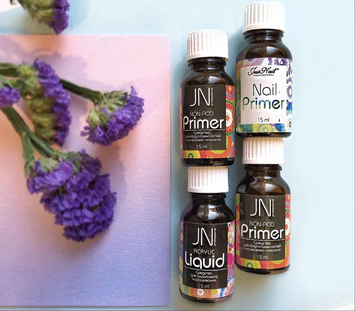 JessNail Праймер для гель-лака JN Prof Bar 15мл Кислотный 