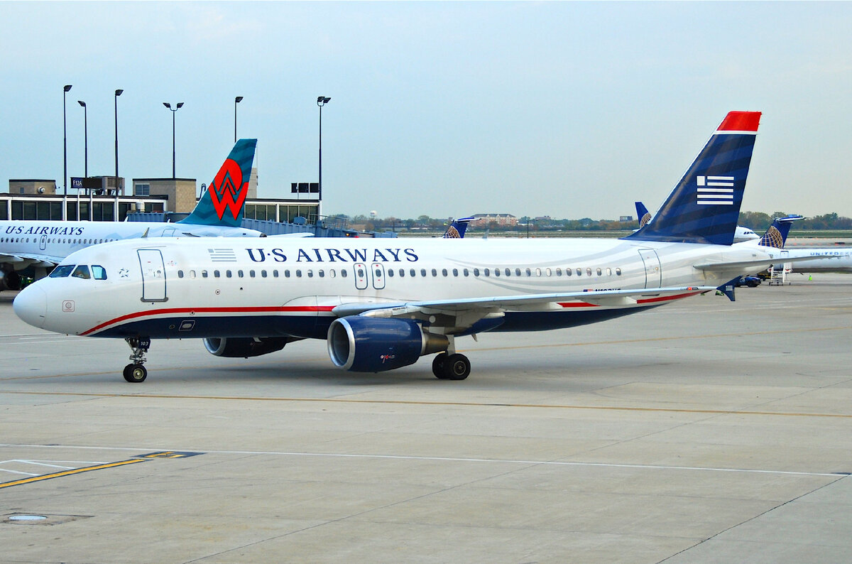 Самолет авиакомпании US Airways.