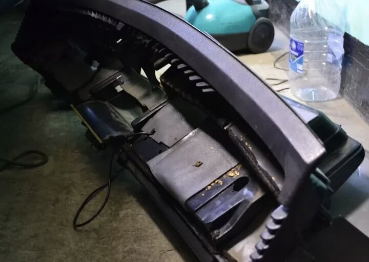 Частично проклеенная панель.