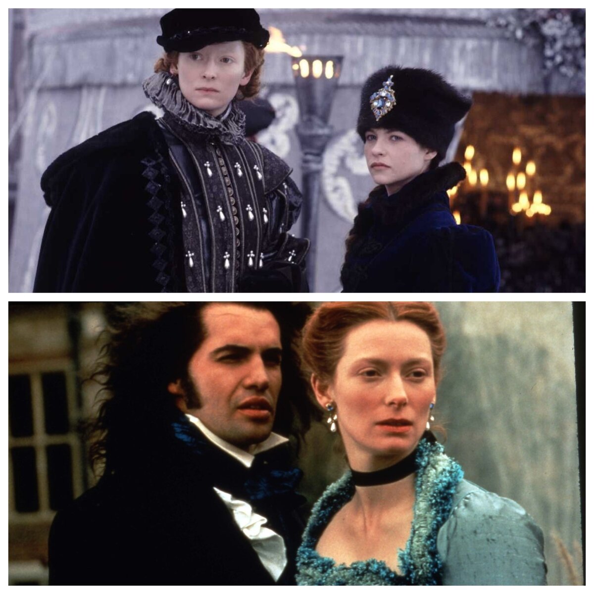 Тильда Суинтон в фильме "Орландо".