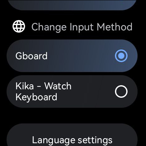 Настройки Gboard