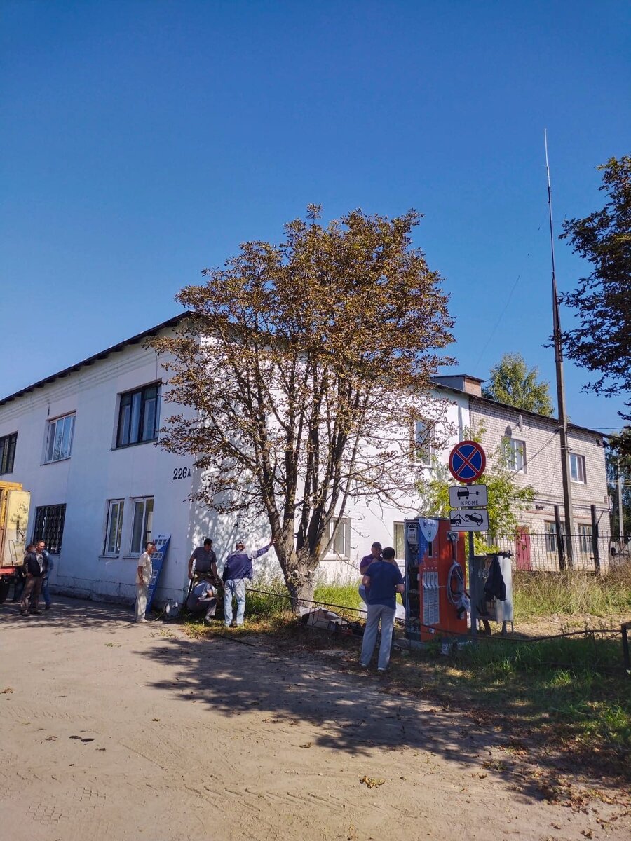 Первая ЭЗС в Касимове. Фото от коллег из КРЭТ