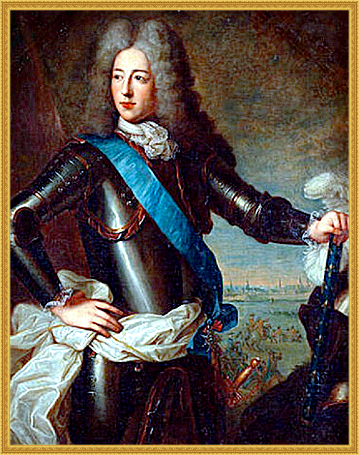 Портрет Луи-Анри, герцога Бурбонского (1692-1740), принца Конде. Неизвестный художник.