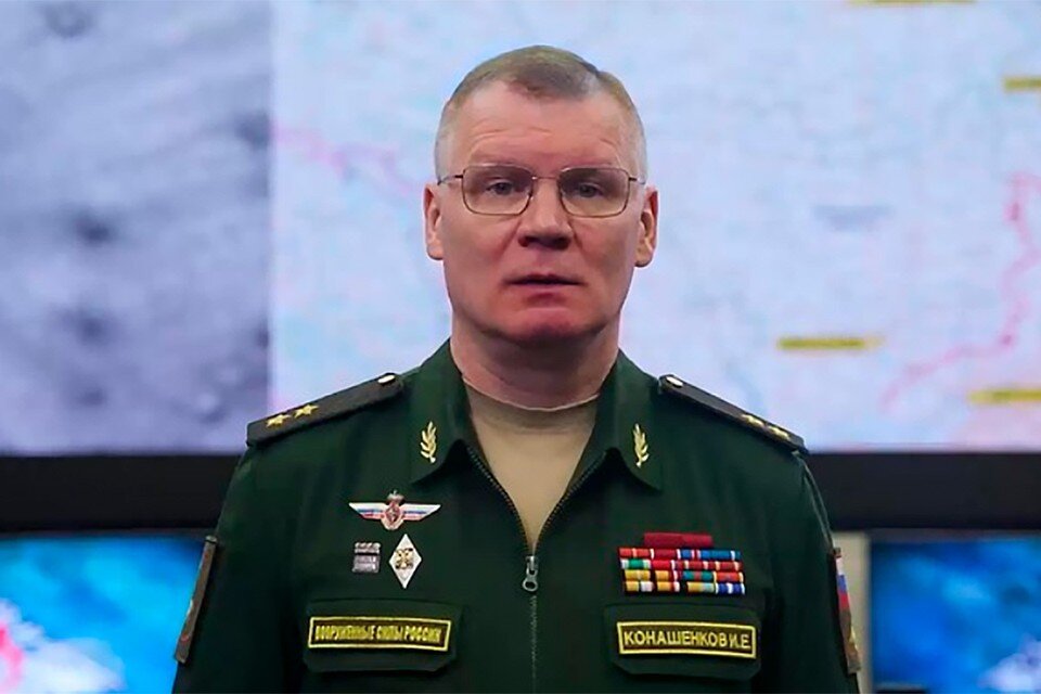    Официальный представитель Минобороны Игорь Конашенков Кадр видео