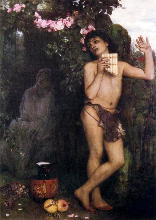 Арнольд Бёклин. Песнь пастушка, 1866