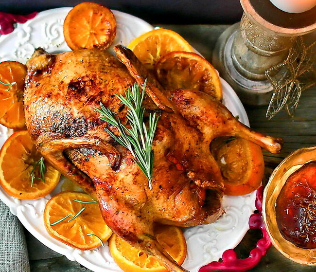 Утка с апельсинами