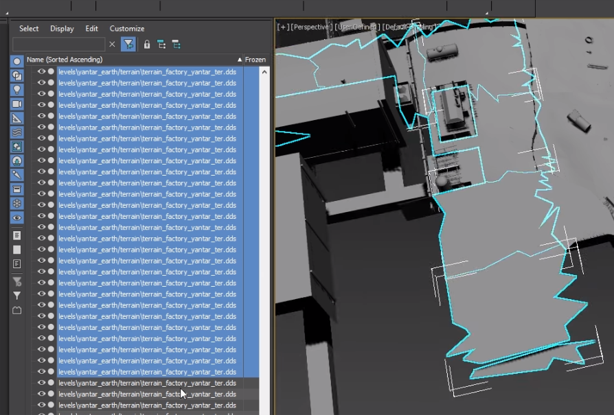 Методичное удаление пластов текстур