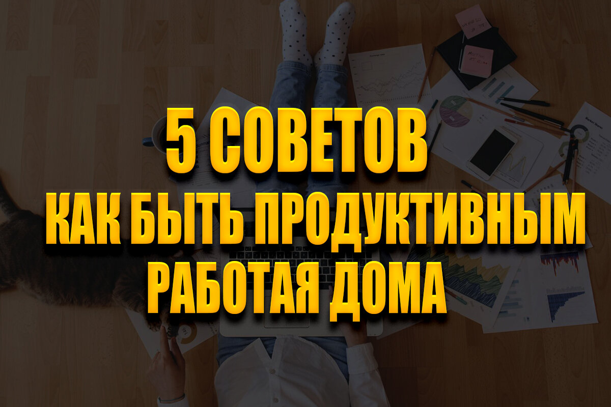 5 советов, как быть продуктивным работая дома | IT-тренды от Олега  Солозобова | Дзен