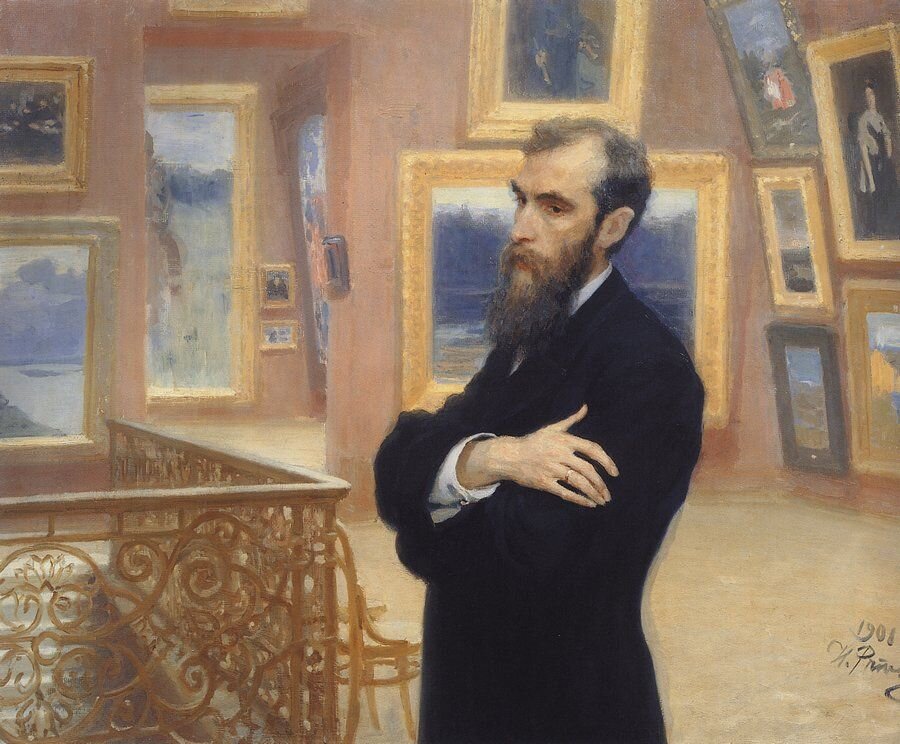 Илья Репин Портрет П. М. Третьякова. 1901