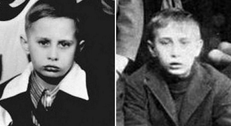 Фото со школы: слева - 1960 год, справа - примерно 1965. 