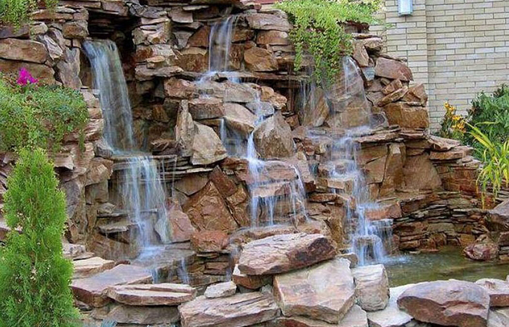 Как сделать красивый водопад на даче своими руками (50 фото)