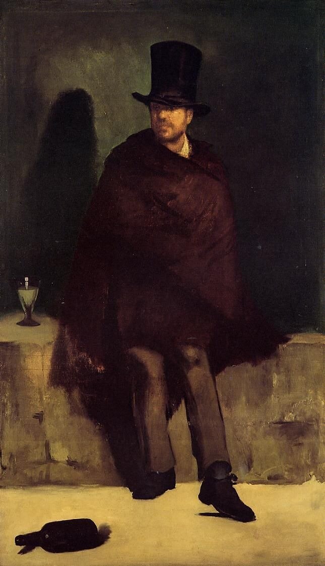 Эдуард Мане "Любитель абсента". 1859 г