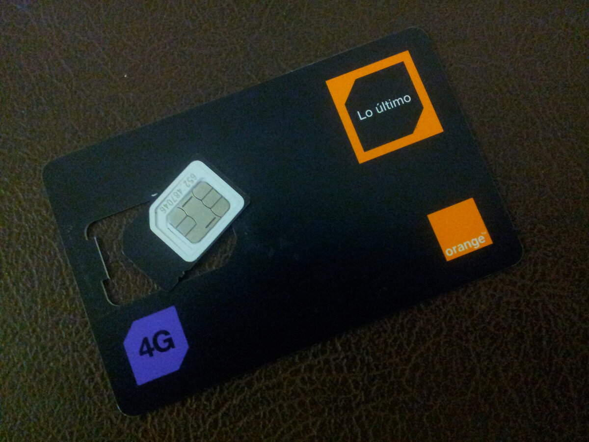 Сим-карта Оранж с 4G.