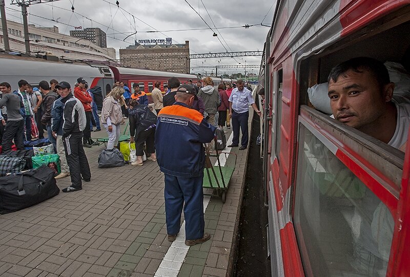 Гастарбайтеры в москве