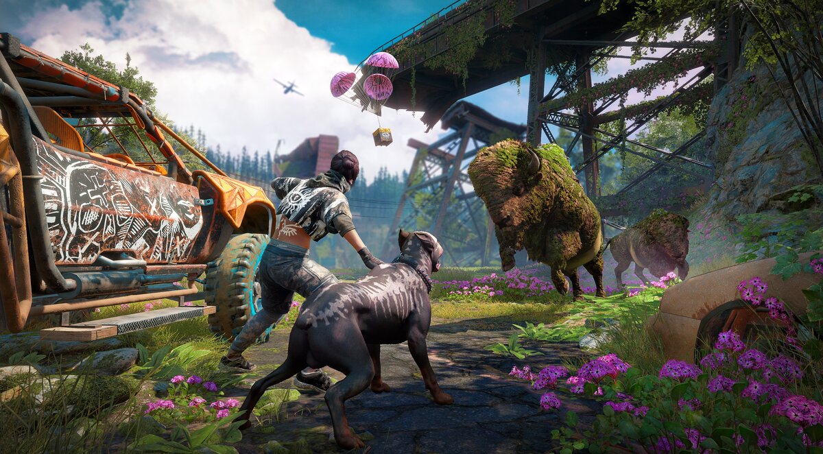 Животные Far Cry: New Dawn - Бизоны