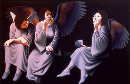 Оригинальная, не обрезанная версия работы Линна “Smoking Angels”. Источник: www.black-sabbath.com