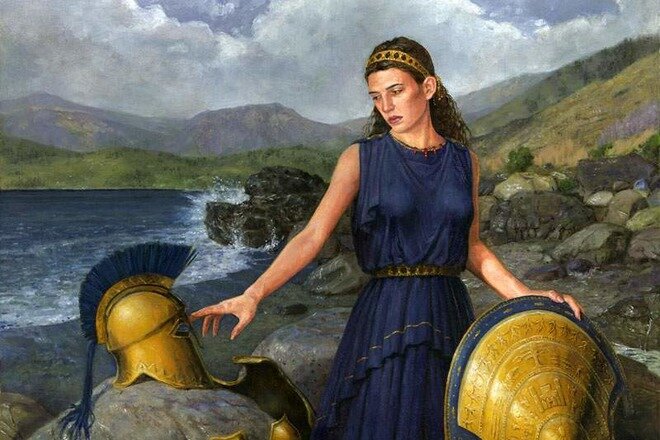 Фетида с атрибутами Ахилла 