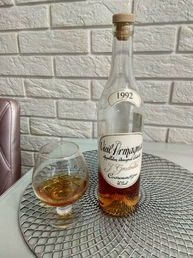 Vieil Armagnac J. Goudoulin 1992 (Вьей Арманьяк Ж. Гудулен 1992)


