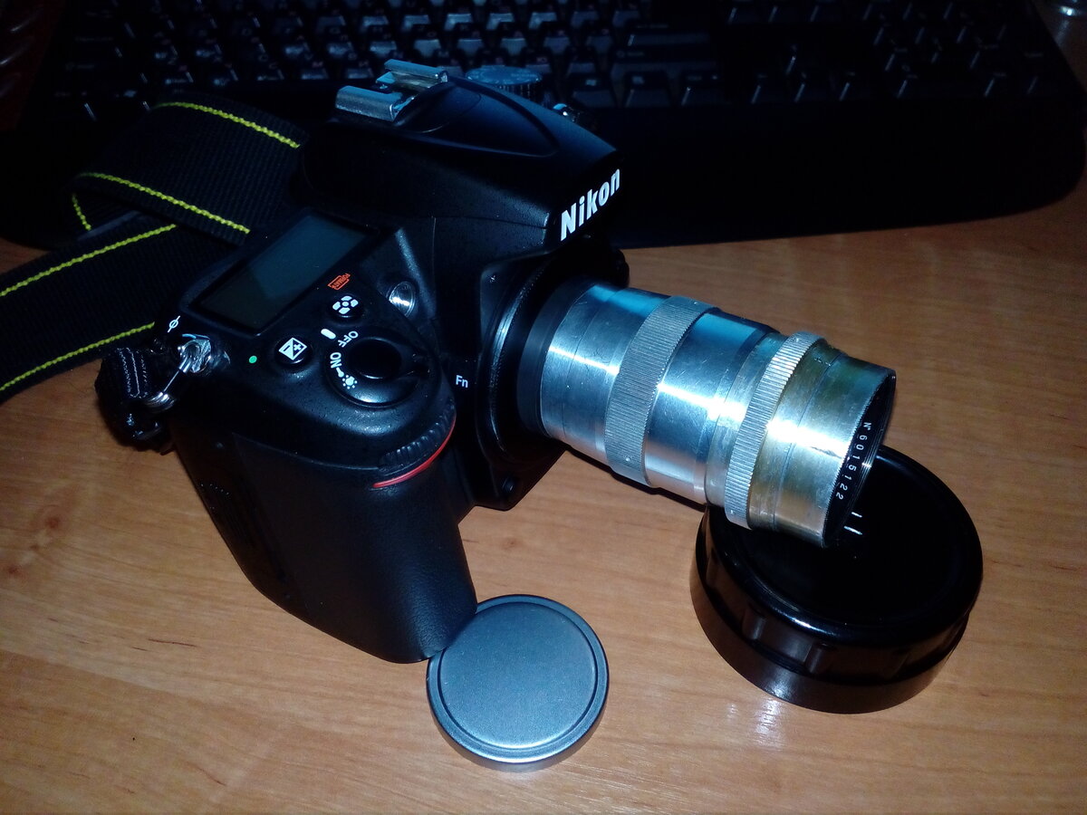                                                                                                                    Вот так он выглядит на Nikon d7000