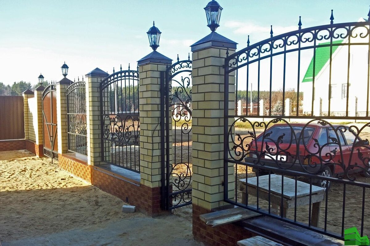Откатные ворота в Остроге ➫ Изготовление и Установка (Монтаж) Откатных Ворот Своими Руками