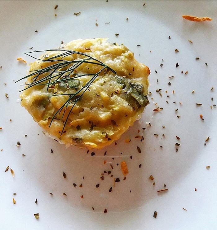 Маффины из цукини и натурального йогурта