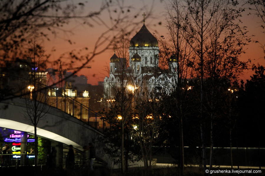 Вечерняя Москва, Зарядье. Ранее фото публиковались в журнале grushenka.livejournal.com