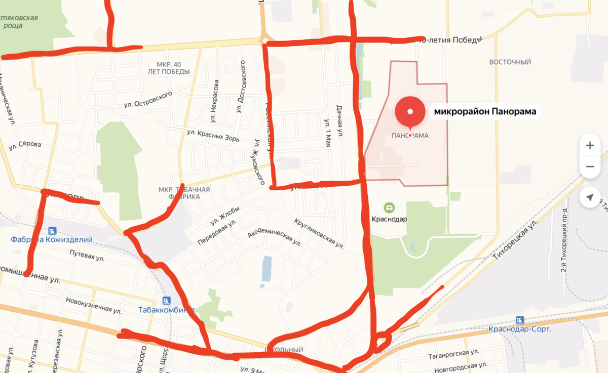 Так выглядят утренние пробки из района новостроек