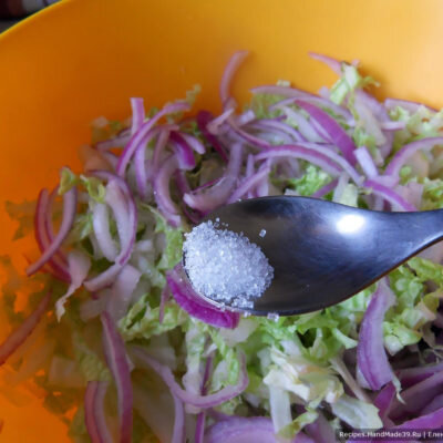 Сахар добавляется в самом минимальном количестве