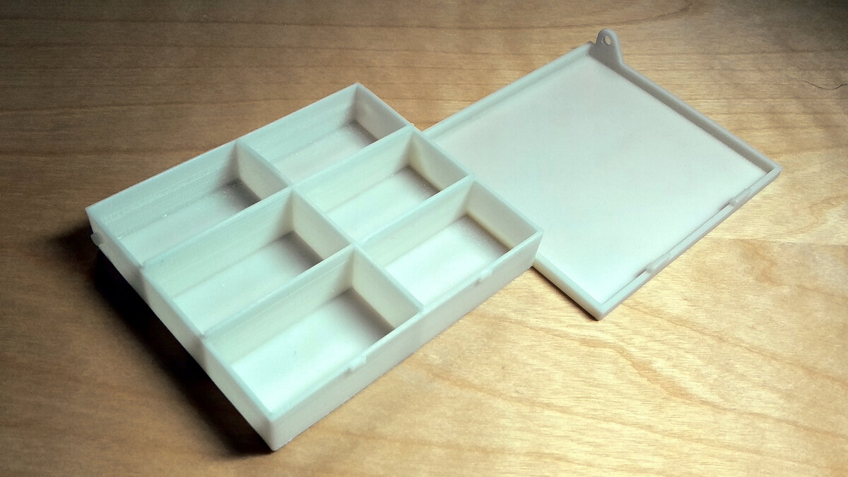 Элементы коробки после печати