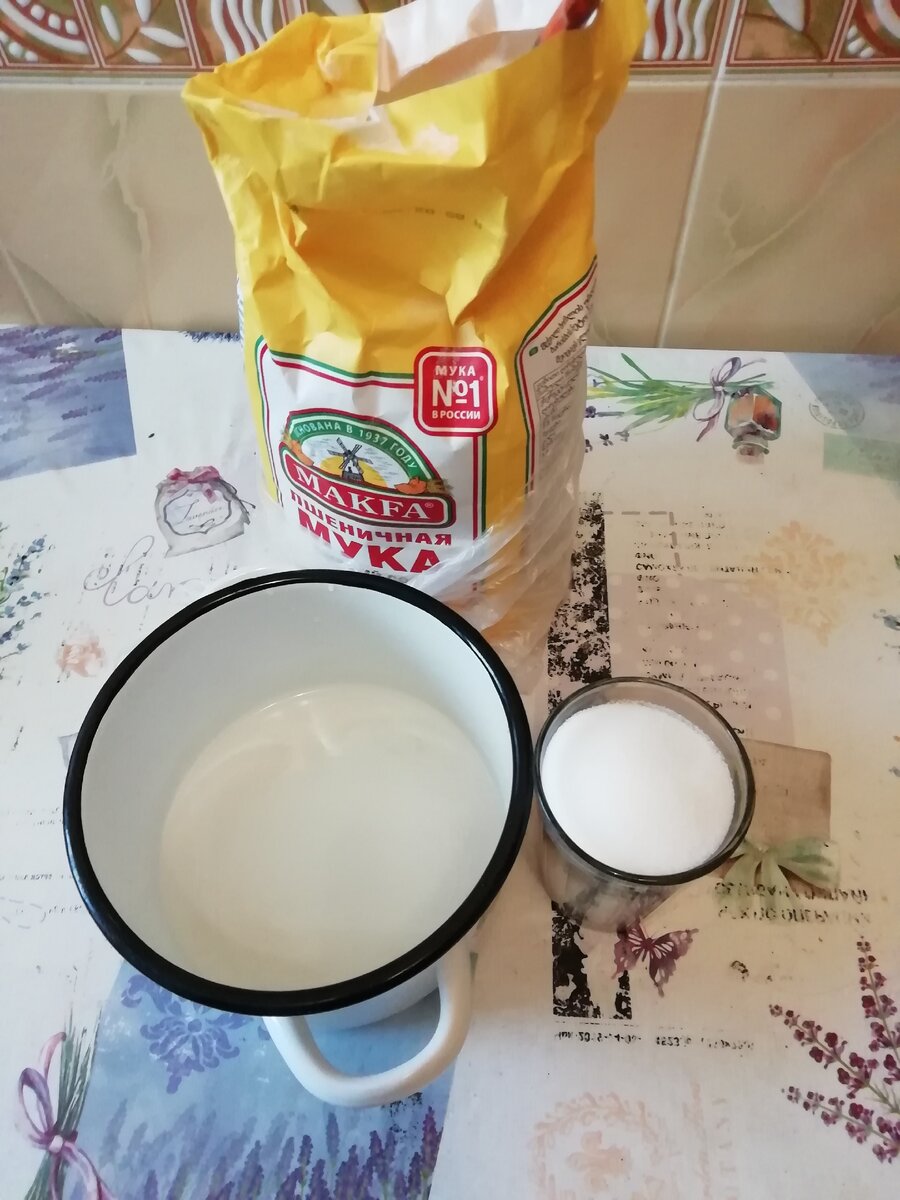 вода, соль, мука