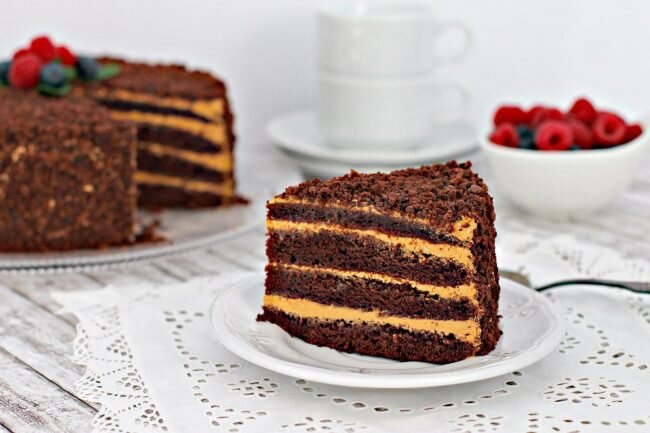 Шоколадный торт: рецепт с фото пошагово в домашних условиях