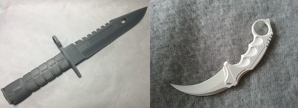 Ножи из пластика