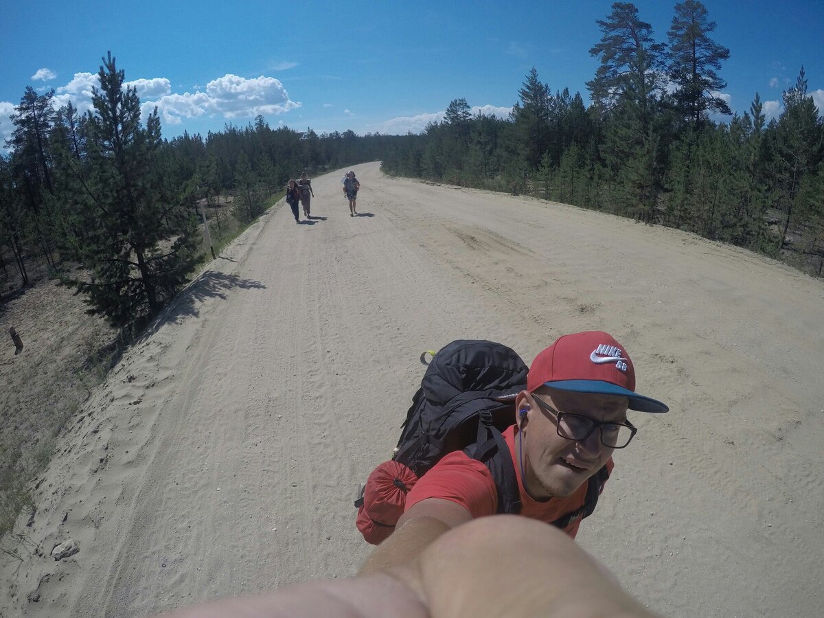 Вот так выглядят дороги на о. Ольхон.